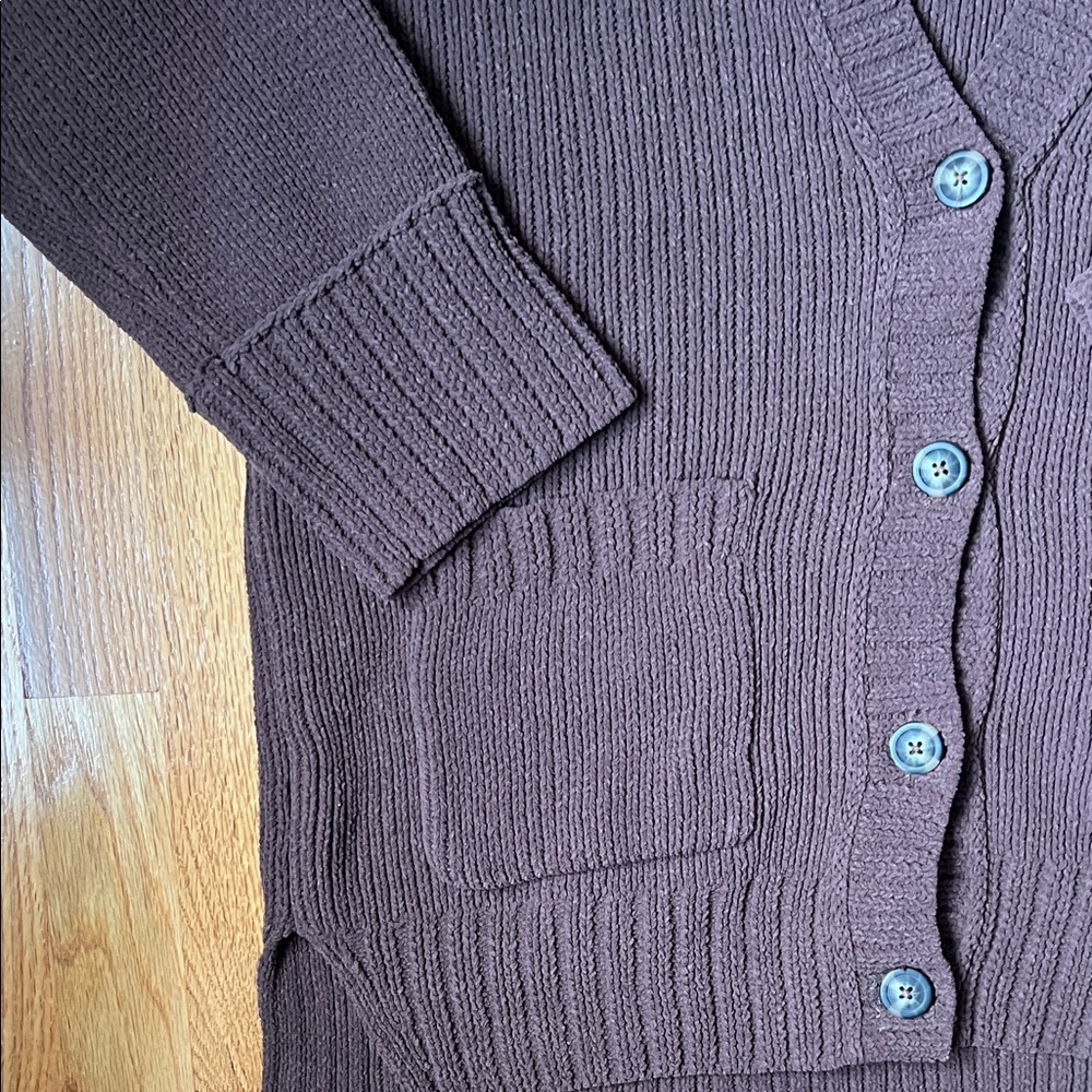 Abercrombie & Fitch Dark Brown Cardigan - Picture 3 of 5